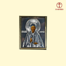 Икона для машины ″Матрона″ в ризе, 4х5 см