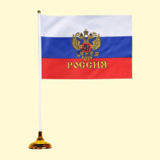 Настольный флажок ″Россия″ 14 х 21 см