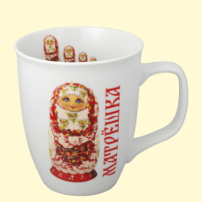 Набор кружек ″Матрёшка в красном″ (4 шт.) 0,4л