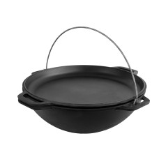 Brizoll WOK Asia 8 L с крышкой-сковородой, чугун